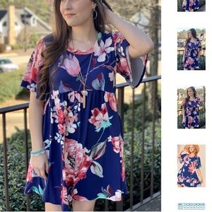 Soft floral dress